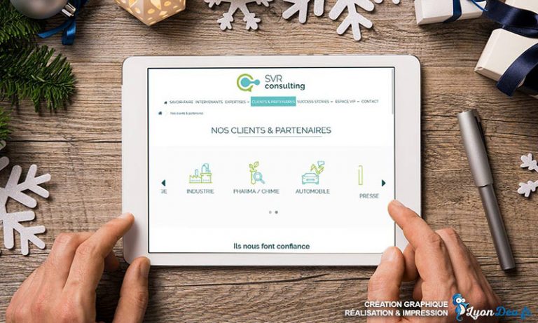 Clients et partenaires, format tablette