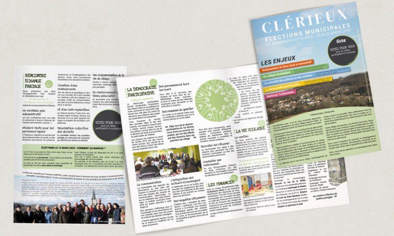 Profession de foi "Votez pour vous" de Clérieux (Drôme)