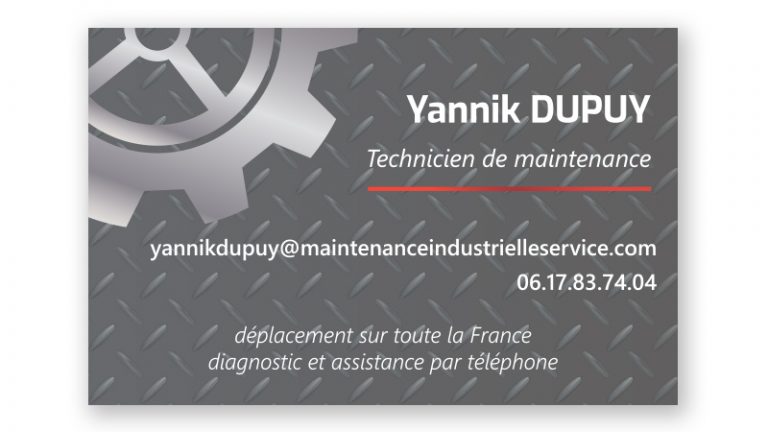 Carte de visite verso