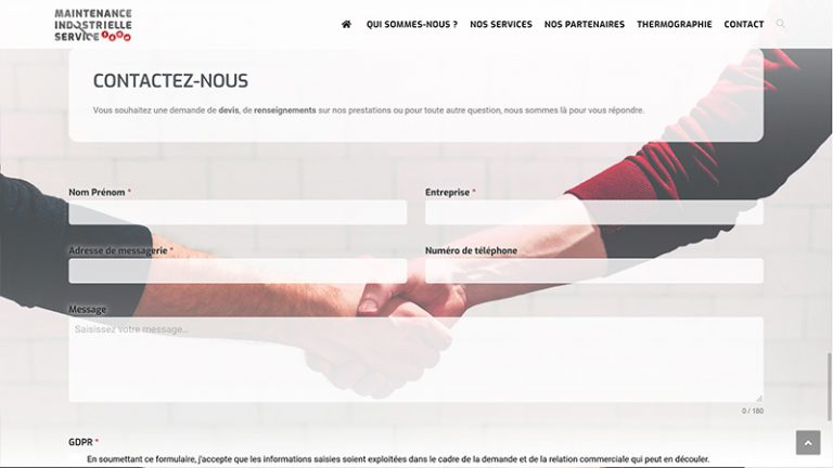 Formulaire de contact