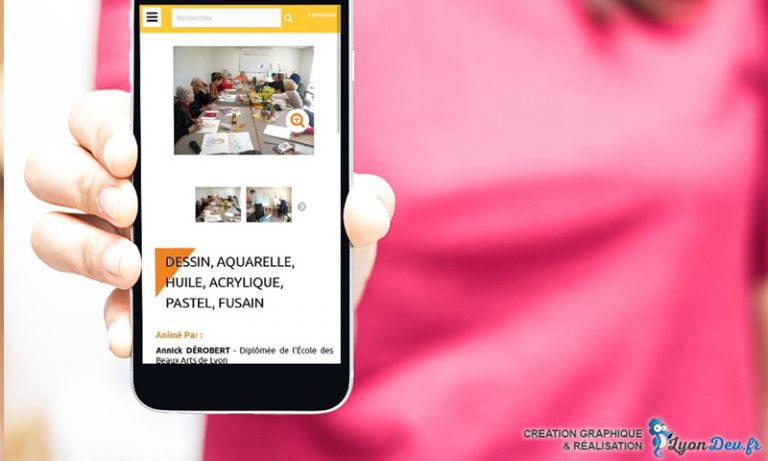 Activité "Dessin, aquarelle, peinture", en format mobile