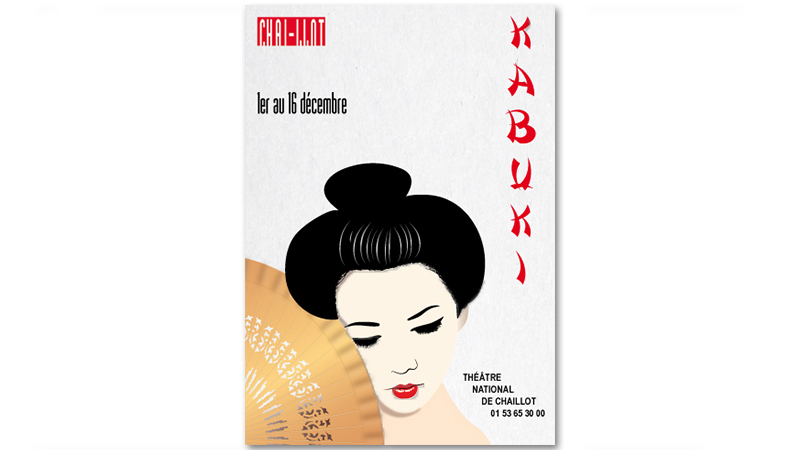 Affiche pièce de théâtre “Kabuki”