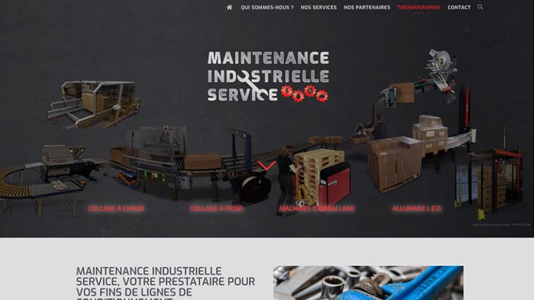 Bannière d'accueil animée