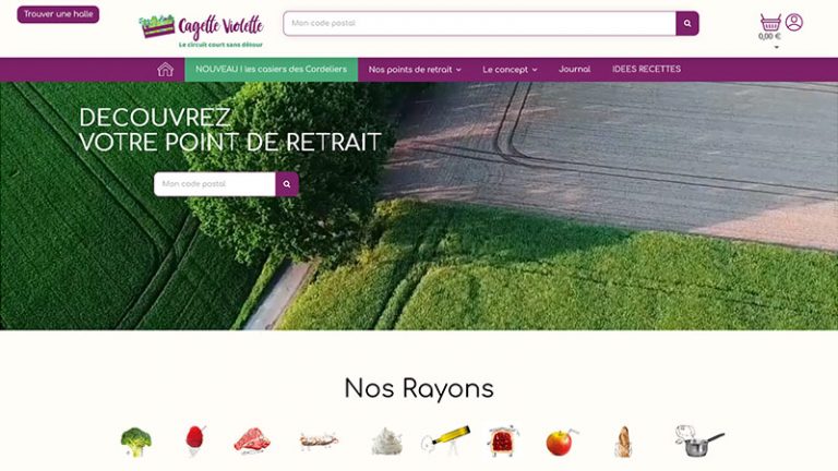 Page d'accueil avec vidéo