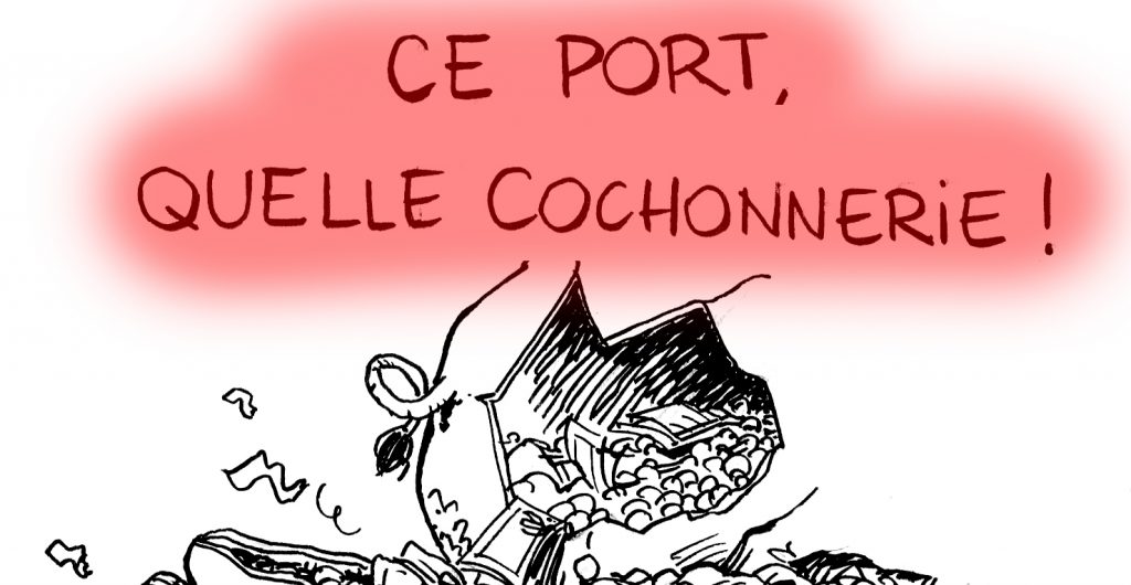 Animation d’une illustration&nbsp;“Ce port, quelle cochonnerie”